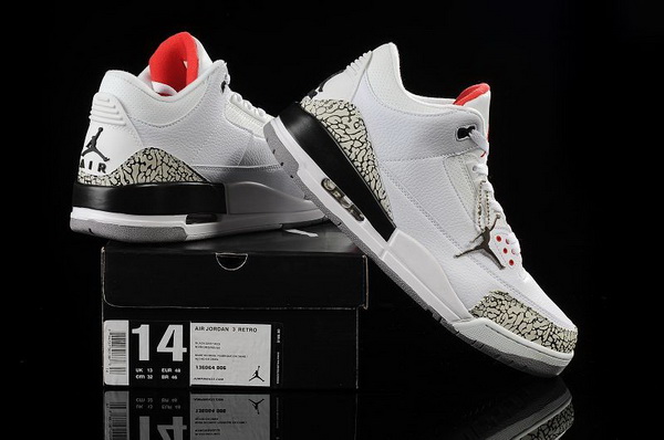 Jordan 3 Men Big Size--002